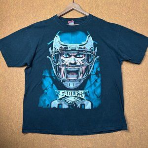 Philadelphia Eagles Shirt Mens 2XL XXL Black NFL Philly Go Birds Jalen Hurts BIG